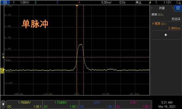 1550nm納秒激光器單脈沖 1550nm納秒激光器單脈沖