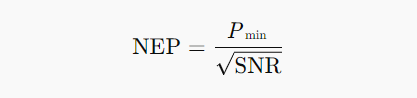 噪聲等效功率（NEP）計算